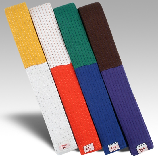 Judo, Karate and Taekwondo rank belts