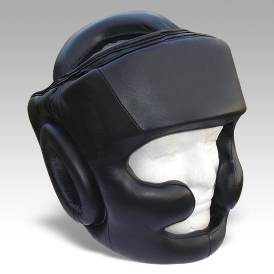 Full Training Leather Head Guard